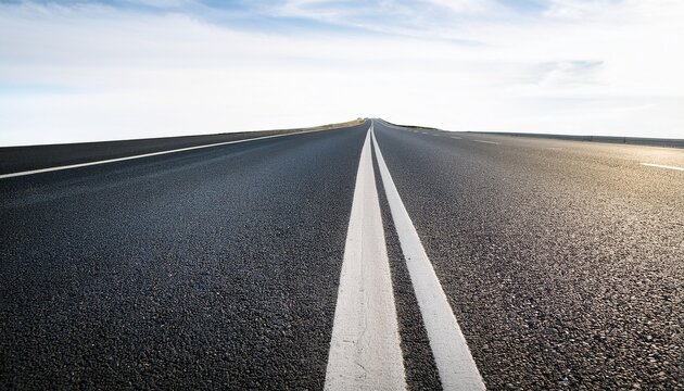 asphalt highway with road markings background