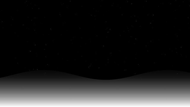 Abstract dark background with floating particles and soft light gradient at the bottom