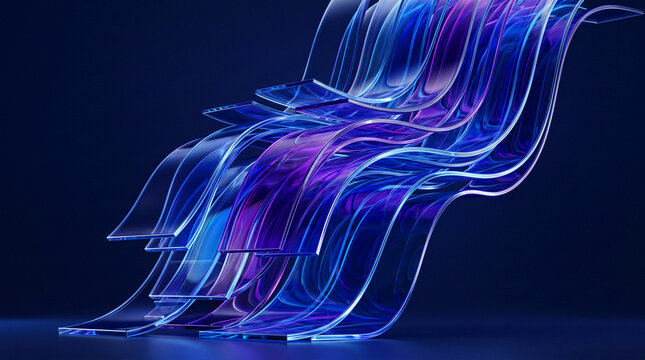 Vivid colors dance on screen, abstract smoke art in motion mesmerizing