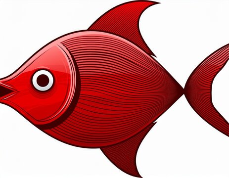 ichthys red abstract fish symbol