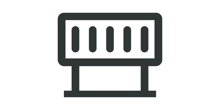 Industrial ventilation vent grill icon for architectural building plans.