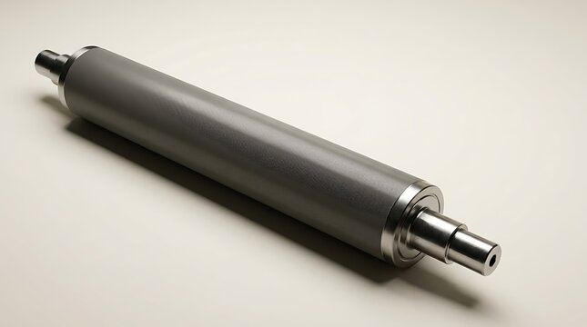 Industrial anilox roller with precision engraving and metal shaft for flexographic printing
