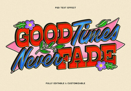 Retro Vintage Text Effect