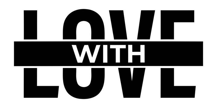 A striking modern poster features the word love spelled with luv in a bold typographic design for a visually appealing statement