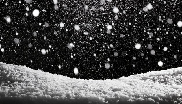 a snow on the black white backgrounds