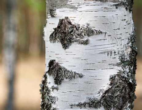 birch tree bark background close up