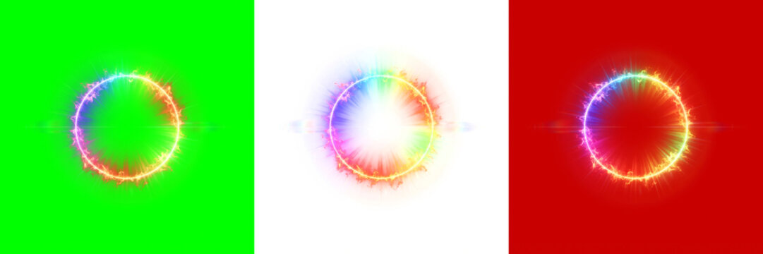 Striking abstract circular lighting effect with gradient glow and pixelated texture for dynamic backgrounds, UI elements, and creative digital design projects enhancing visual appeal