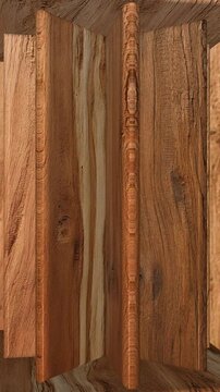 Premium Western Red Cedar wooden boards rotating in a seamless loop to showcase authentic grain patterns, natural texture, elegant surfaces and timber detail