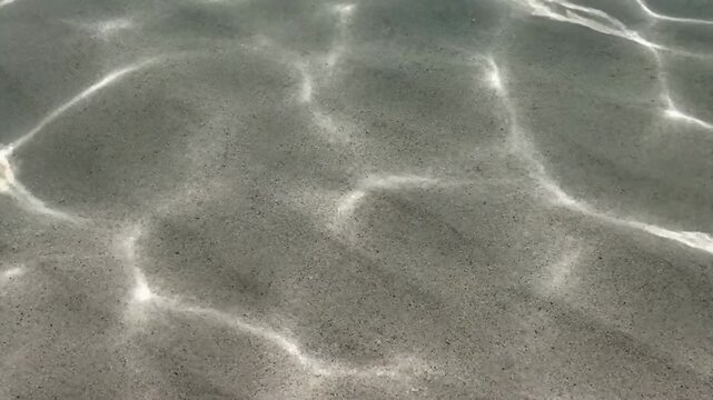 Abstract view of rippling water surface patterns, natural subsurface light play, mesmerizing liquid movement, serene fluid dynamics background asset