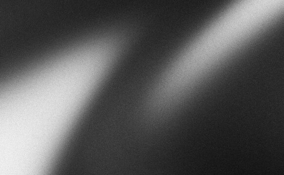 Grainy black white abstract background with soft wave texture and smooth monochrome gradient noise effect digital banner poster header cover backdrop design