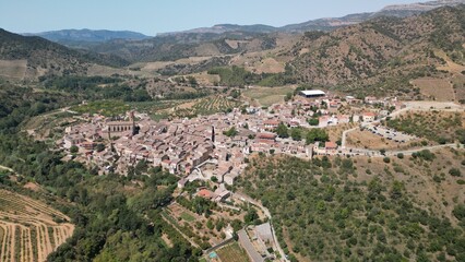 Fototapeta premium Poboleda-Priorat-Tarragona