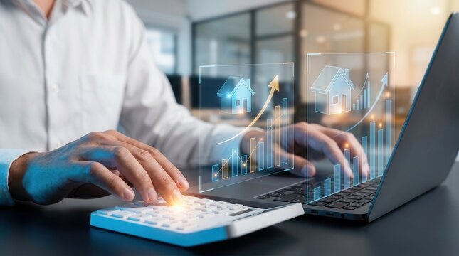 Financial reporting and housing analytics dashboards help analysts manage investment forecasting and growth.