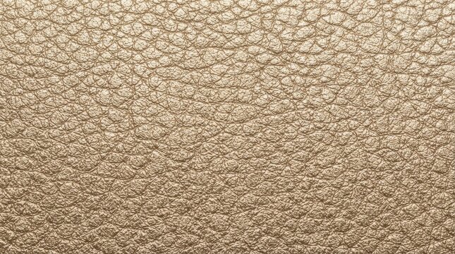 Gold metallic leather texture background macro photograph