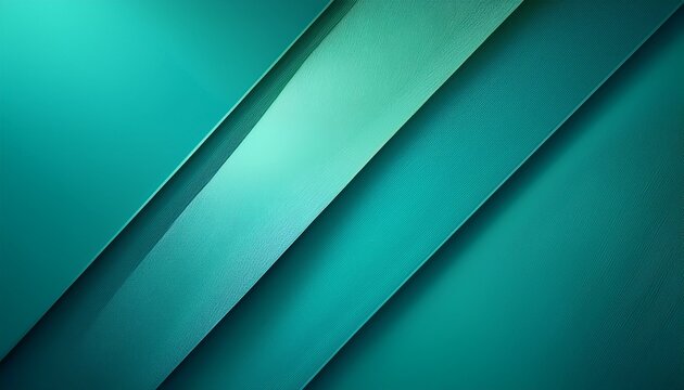 minimalist teal and seafoam green background with clean diagonal lines and subtle shadows