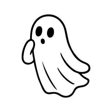 ghost cartoon illustration