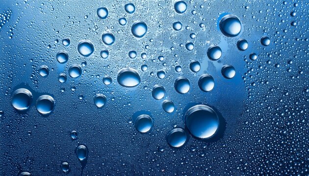 realistic water drops condensed