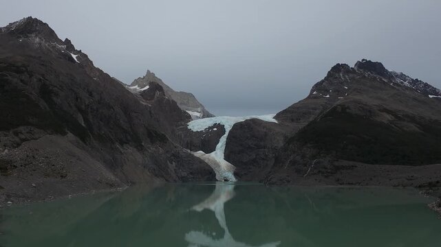 Glaciar Los Perros And Glacial Lake In Torres Del Paine National Park Patagonia Chile
