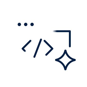 Web Development Code Line Icon Animation