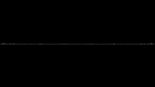 Music sound wave animation, audio spectrum visualizer, frequency waveform line, dynamic equalizer effect, abstract audio signal, black background sound 4k