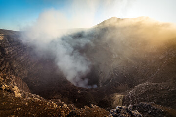 Smoking crater of Masaya Volcano in Nicaragua during 2025 © Lukas