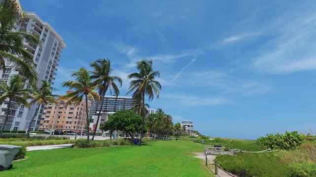 street view of Pompano Beach, Florida with city