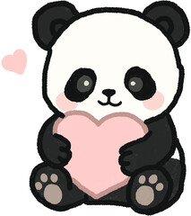 Hand Drawn Panda Illustration  © 정원 조