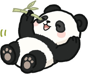 Hand Drawn Panda Illustration  © 정원 조