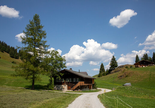 swiss alpine landscape, Lauenen-Gstaad