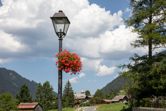 swiss alpine landscape, Lauenen-Gstaad
