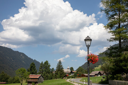 swiss alpine landscape, Lauenen-Gstaad