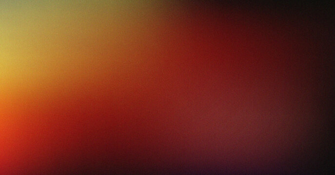 Warm sunset color palette with orange and red soft blurred light transitions and grainy texture