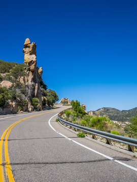 The Catalina Highway  and General Hitchcock Highway. In the Santa Catalina Mountains  often called the Mount Lemmon Scenic Byway; outside Tucson Arizona, USA