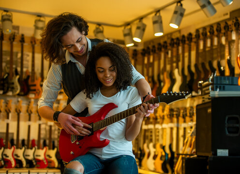 Learning Electric Guitar.