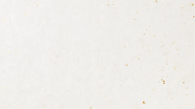 White Japanese Washi Paper Texture Background with Flecks