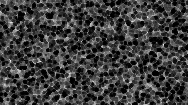 Medium-scale grayscale liquid caustics network fluctuating in organic water motion, seamless loop background