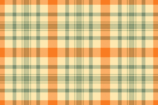 Traditional tartan plaid design with a classic woven appearance and pastel and moccasin tones. The seamless pattern recreates the look of woven fabric for decorative surface backgrounds.