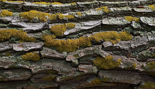 bark of a tree with lichen bark tree texture bark pattern