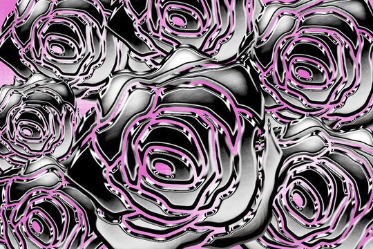 rose seamless pattern