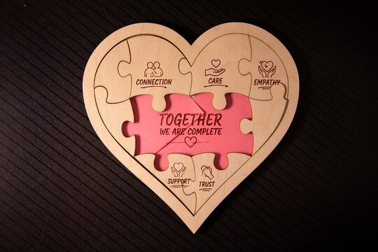 Together We Are Complete Puzzle.