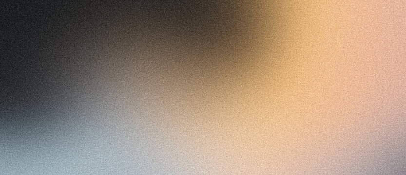 Blurred grainy background, orange gray black grain texture glowing color gradient, web banner backdrop, header, wallpaper, poster design