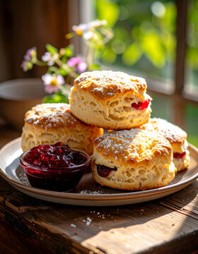 Mermelada con scones