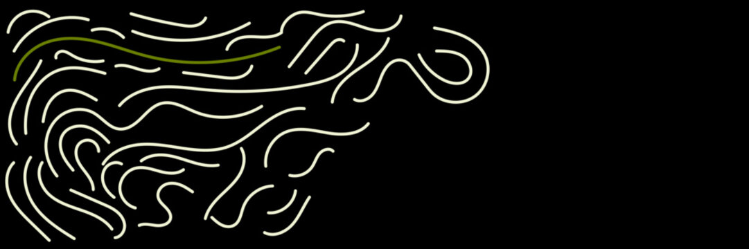 Abstract flowing wavy lines pattern