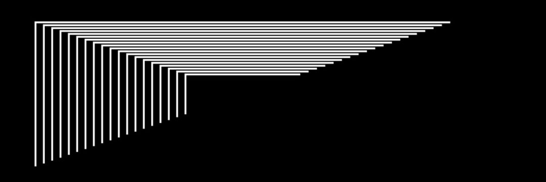 Abstract geometric pattern with repeating parallel lines