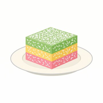 Gethuk Sweet Cassava Cake Layers 202608011751 Digital Art Illustration, High Resolution Detailed Visual