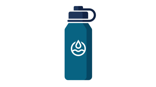Ecofriendly reusable water bottle with lid