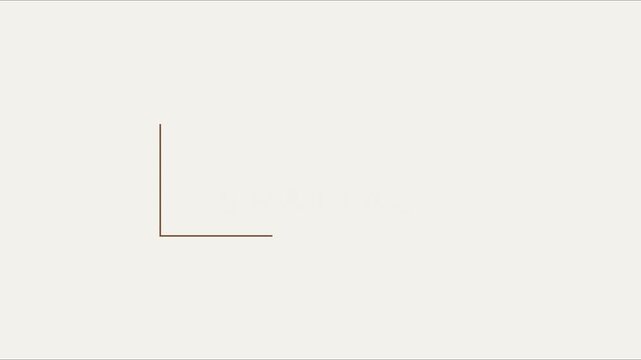 Minimalist spatial typography motion with line animation for modern branding and corporate presentations 4k