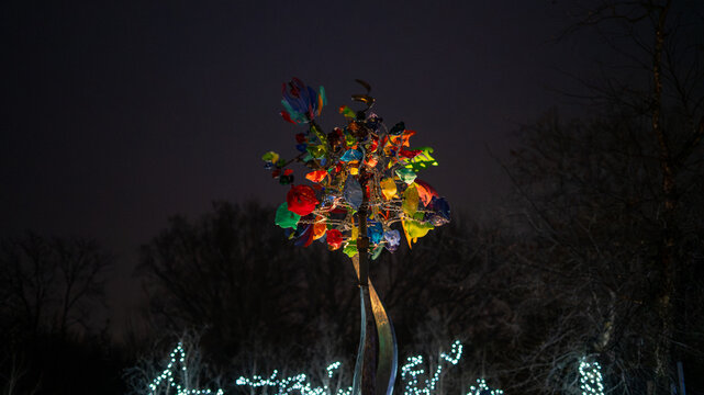 Trinket Art Piece at Brookfield Zoo Illinois
