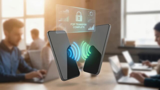 Peer to peer NFC transfer peer nfc transfer smartphone mobile security