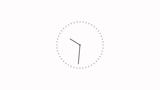 



Time lapse of spinning clock animation in 12 Hour. Black and White Analog Wall Clock Isolated. White background wall clock video footage, Animation wall clock on white background.