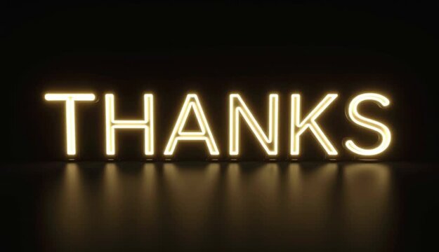 animation of writing thank you